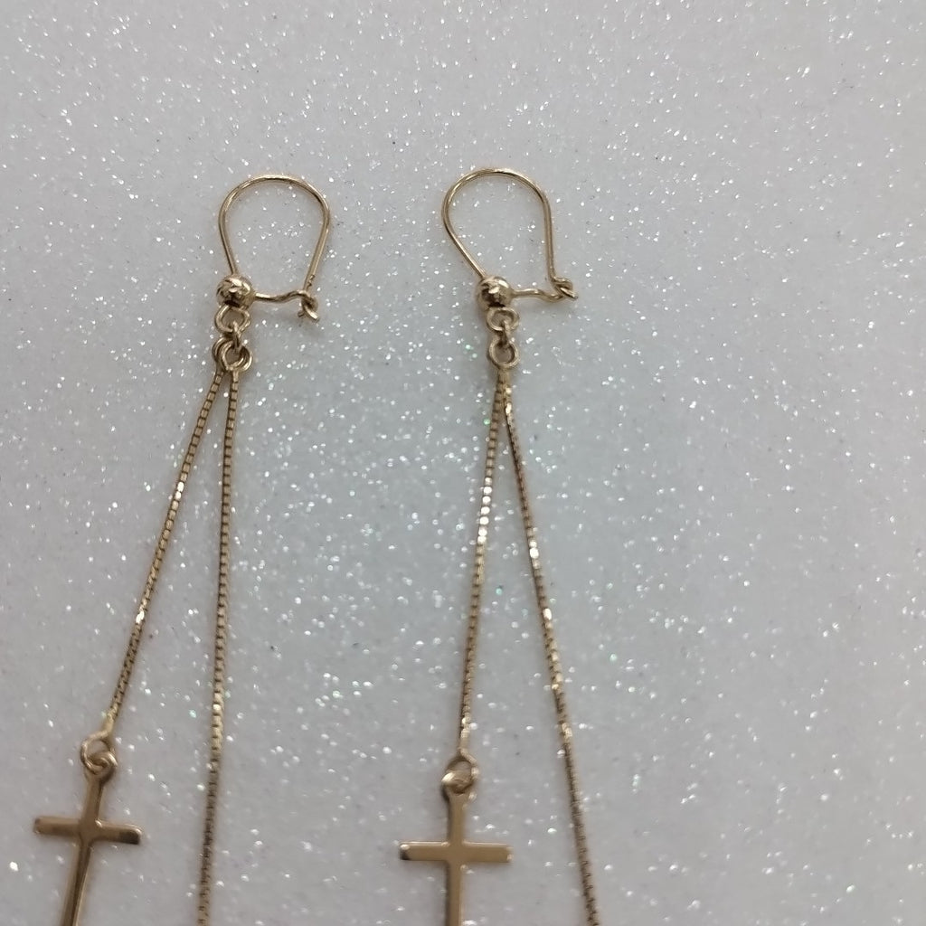 ARETES PAR ORO 14 K 2,50 GRMS (SEMINUEVO)
