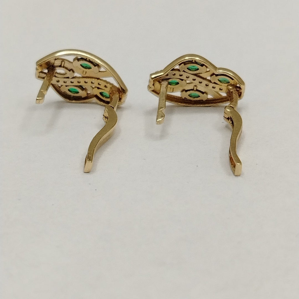 BROQUELES ORO 14K 3.7 (NUEVO)