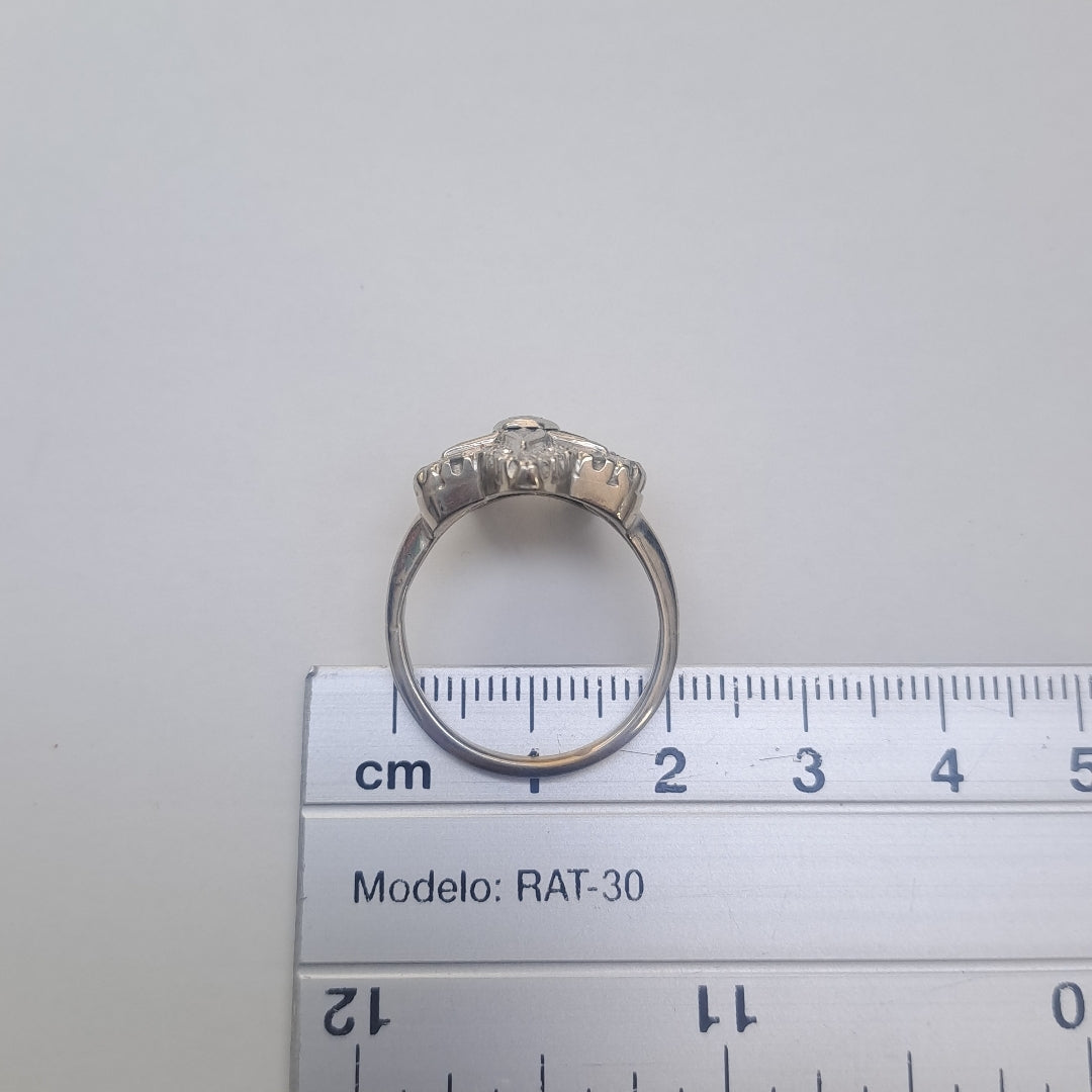 ANILLITO ORO BLANCO 10 K 4,70 GRMS (SEMINUEVO)