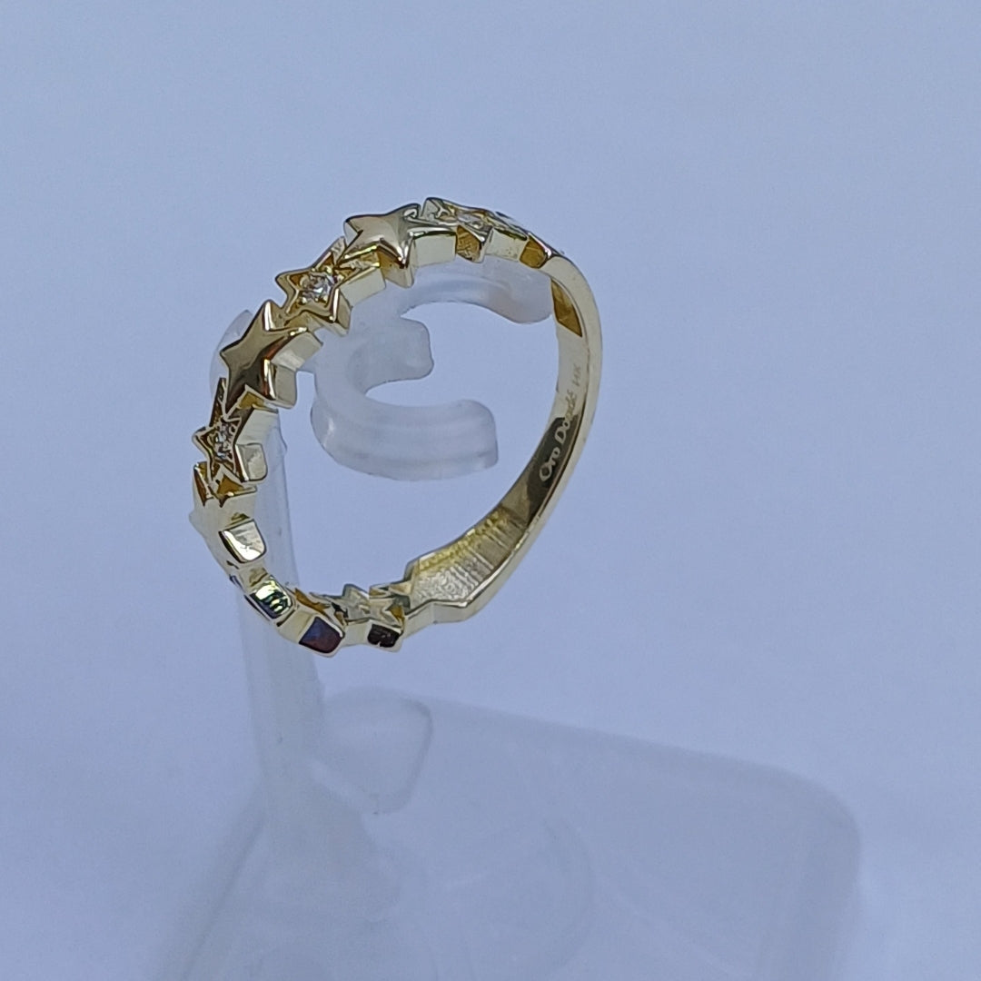 ANILLOS DAMA ORO 14K 2 (NUEVO)