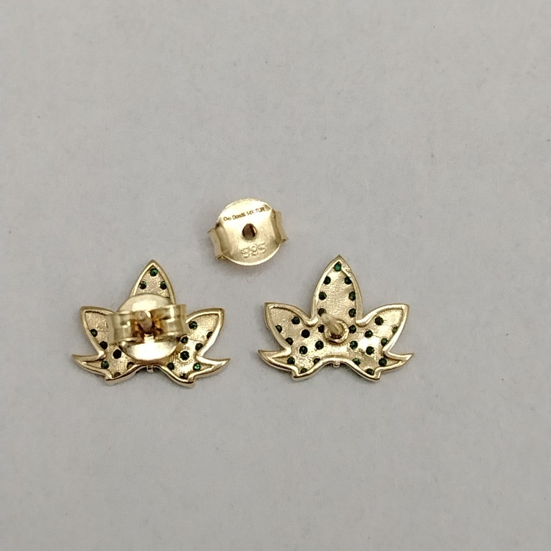 BROQUELES ORO 14K 1.5 (NUEVO)