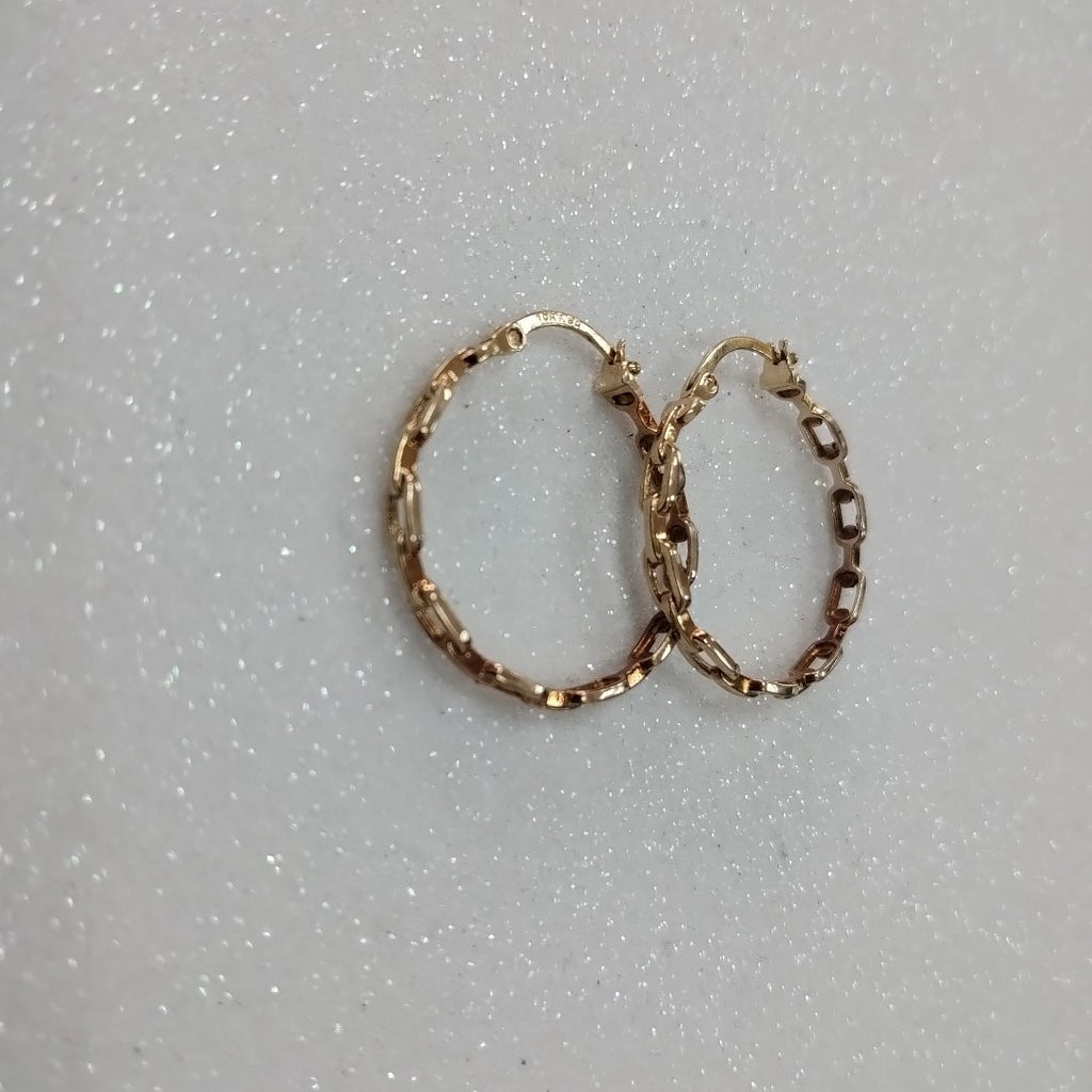 ARRACADAS PAR ORO 10 K 3 GRMS (SEMINUEVO)