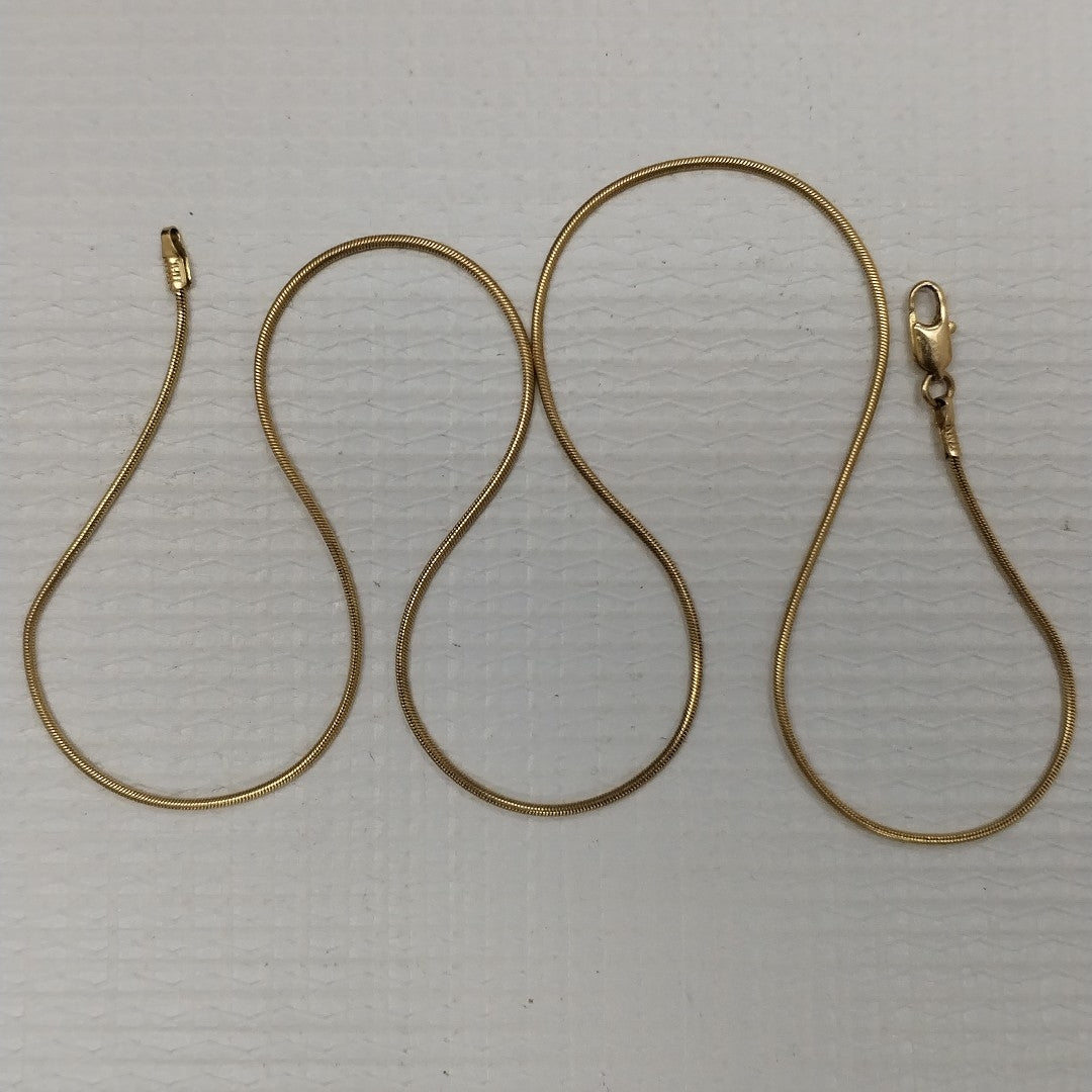 CADENA ORO 14 K 3.9 GRMS (SEMINUEVO)