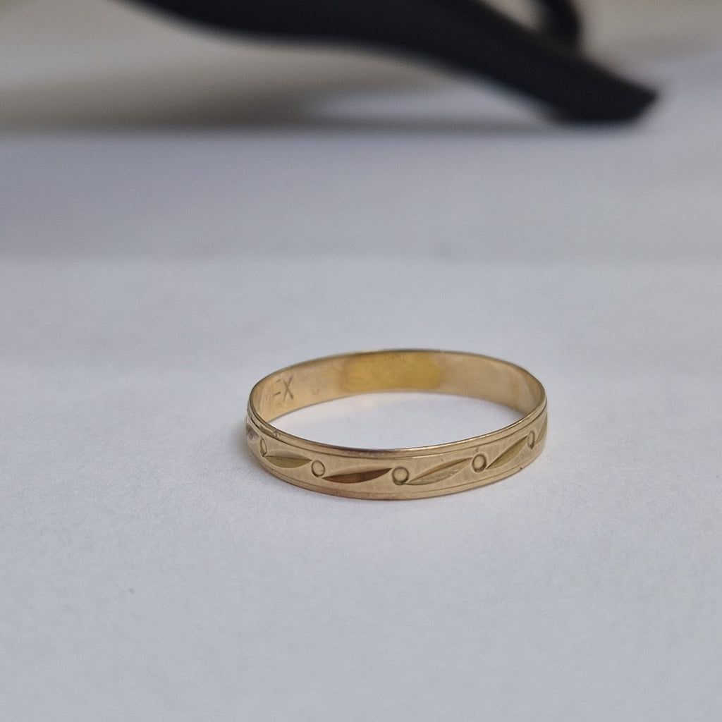 ARGOLLA ORO 14 K 1.2 GRMS (SEMINUEVO)