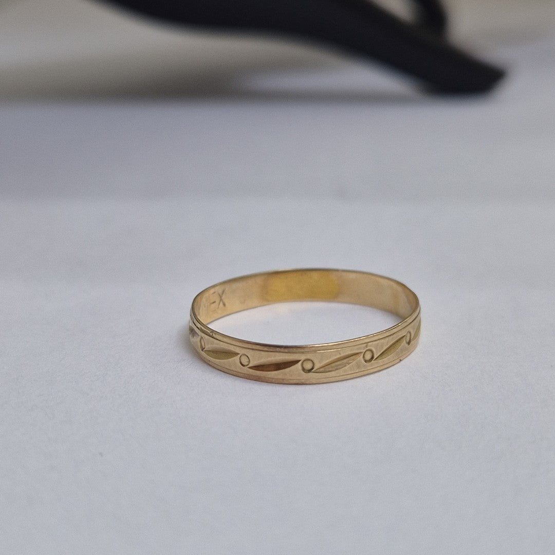 ARGOLLA ORO 14 K 1.2 GRMS (SEMINUEVO)
