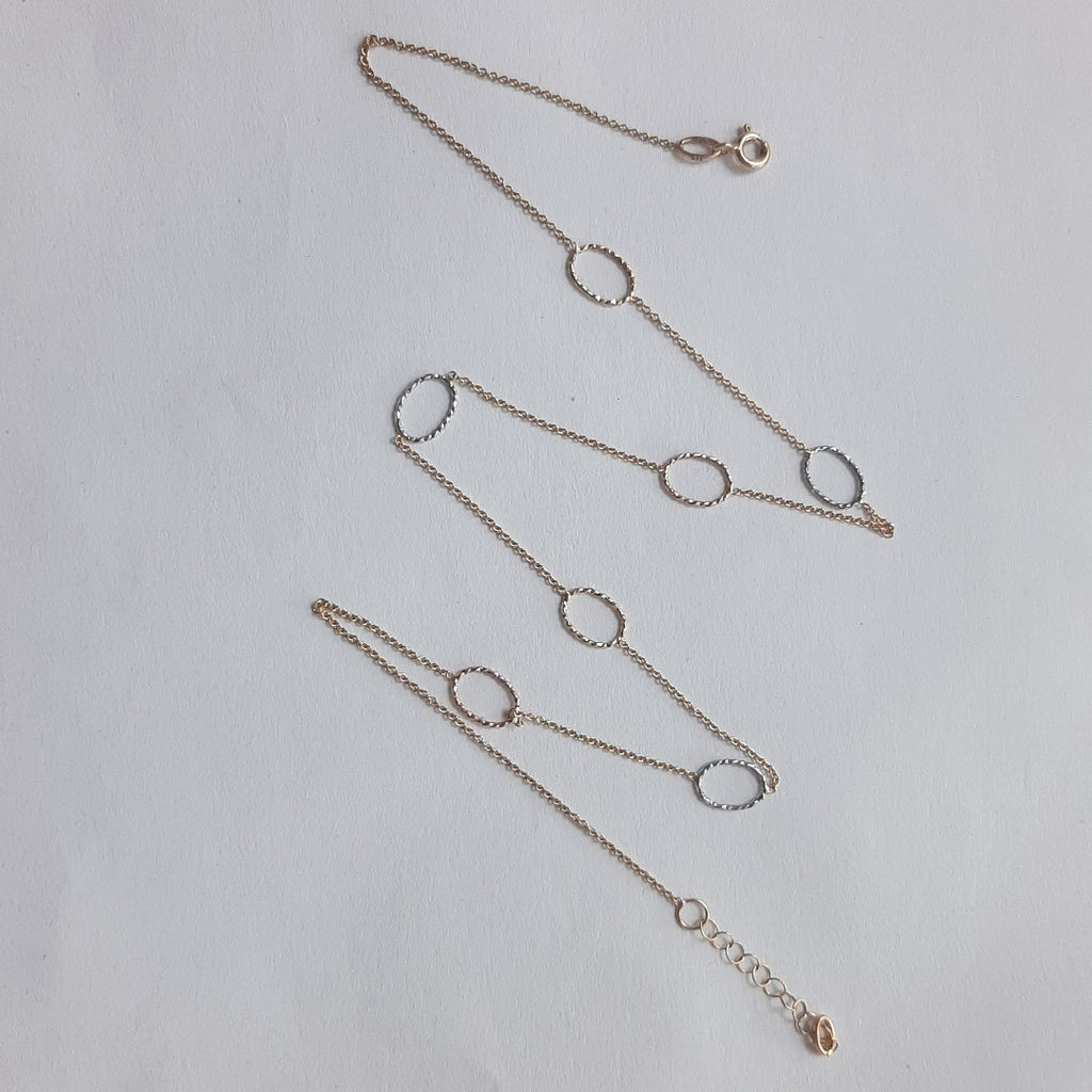 GARGANTILLA ORO COMBINADO 14 K 2,00 GRMS (SEMINUEVO)