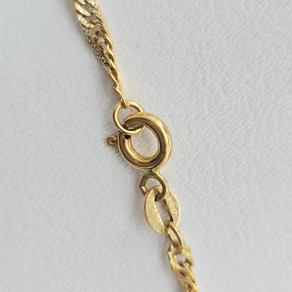 CADENA ORO,RODIADO 14 K 6,30 GRMS (SEMINUEVO)