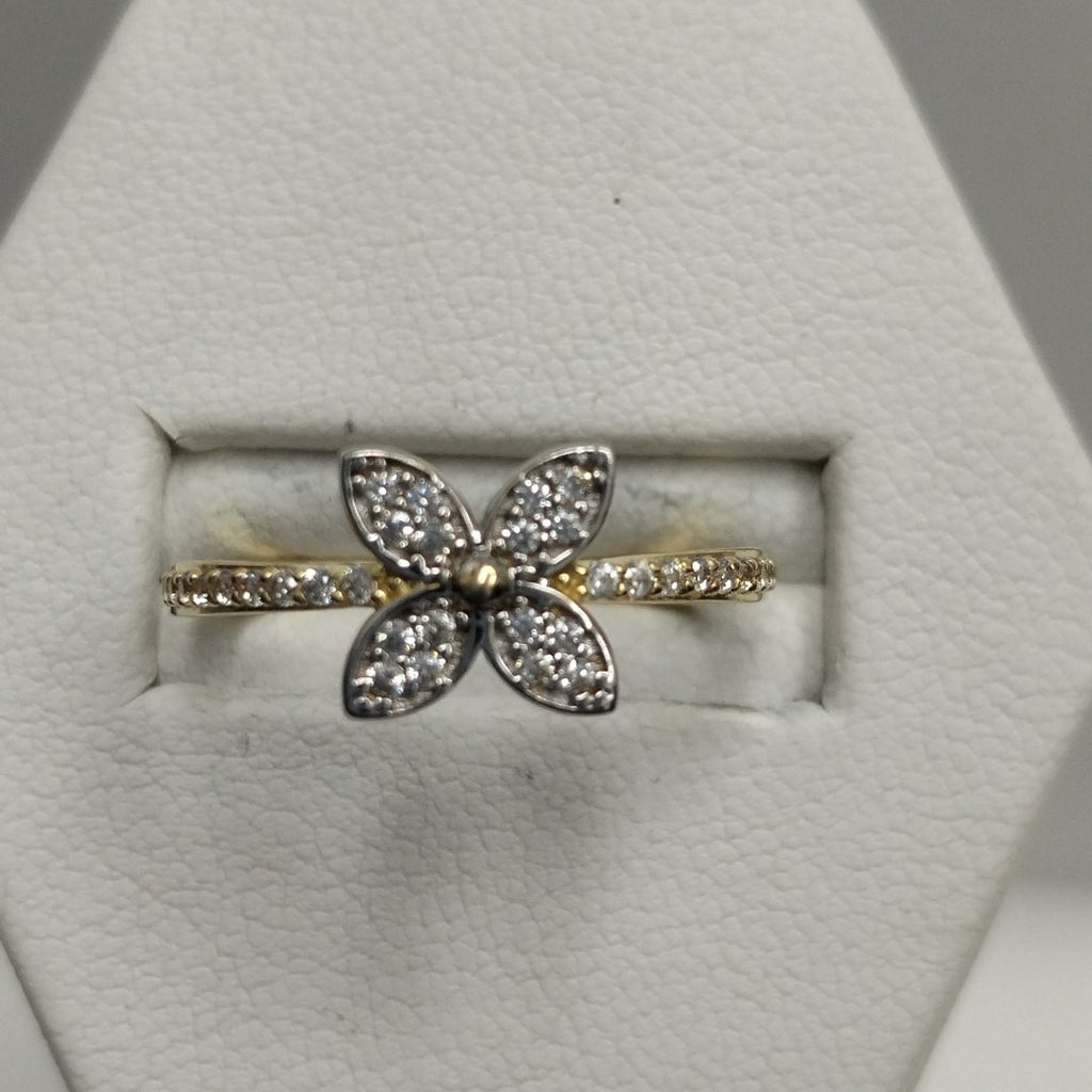 ANILLOS DAMA ORO 14K 2 (NUEVO)