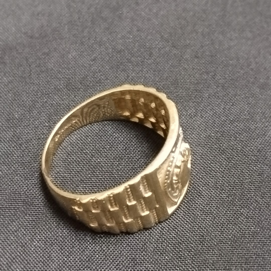 ANILLO ORO 10 K 6.4 GRMS (SEMINUEVO)