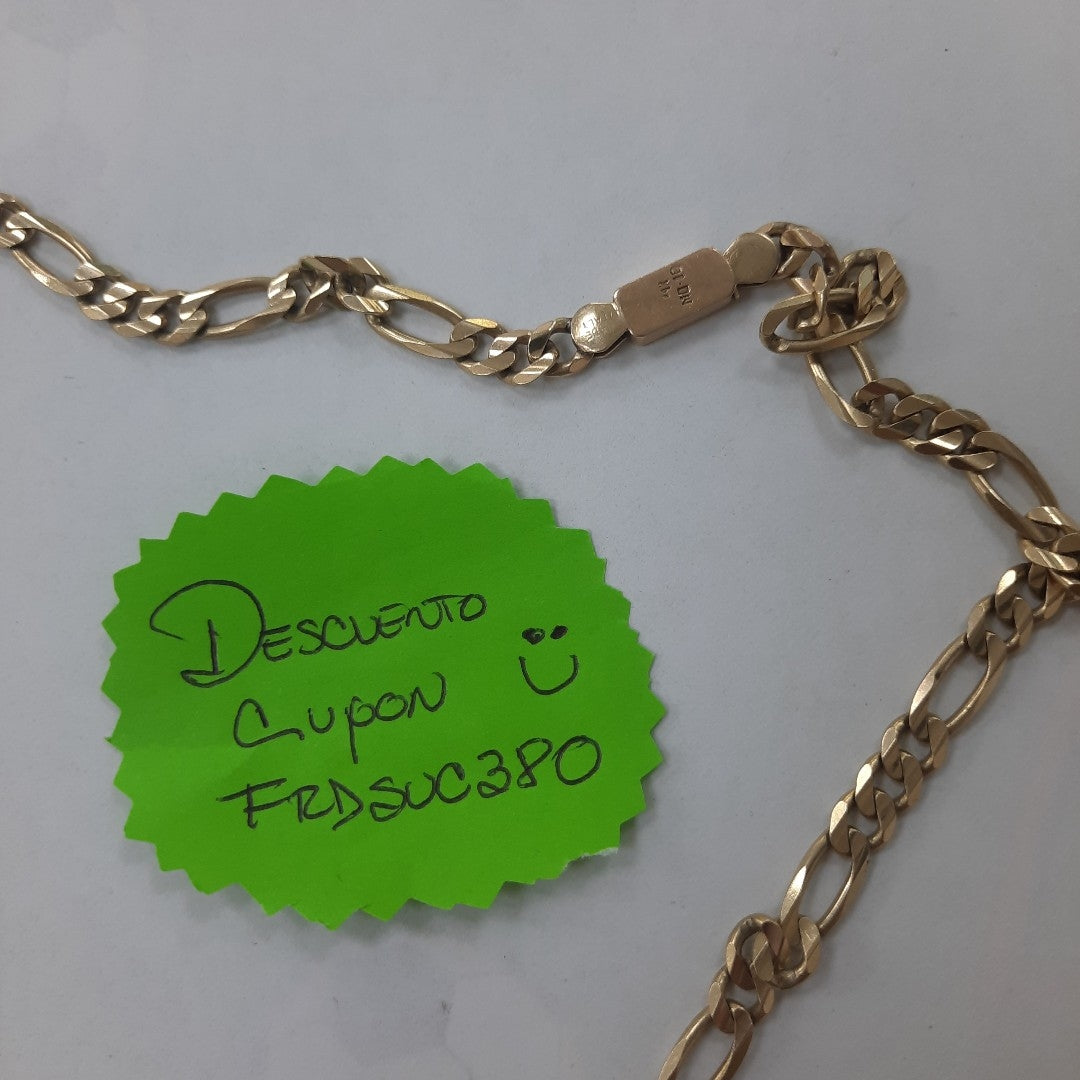 CADENA ORO 14 K 33.5 GRMS (SEMINUEVO)