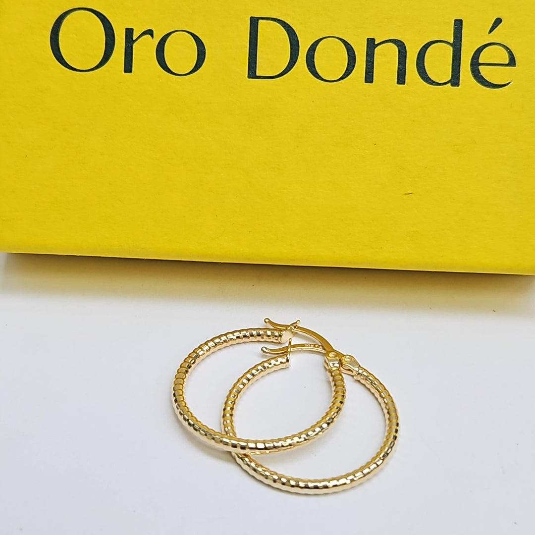 ARRACADAS ORO 10K 1.9 (NUEVO)