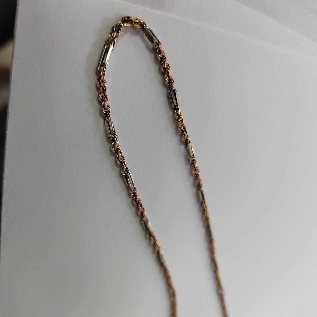 CADENA ORO 14 K 4.9 GRMS (SEMINUEVO)