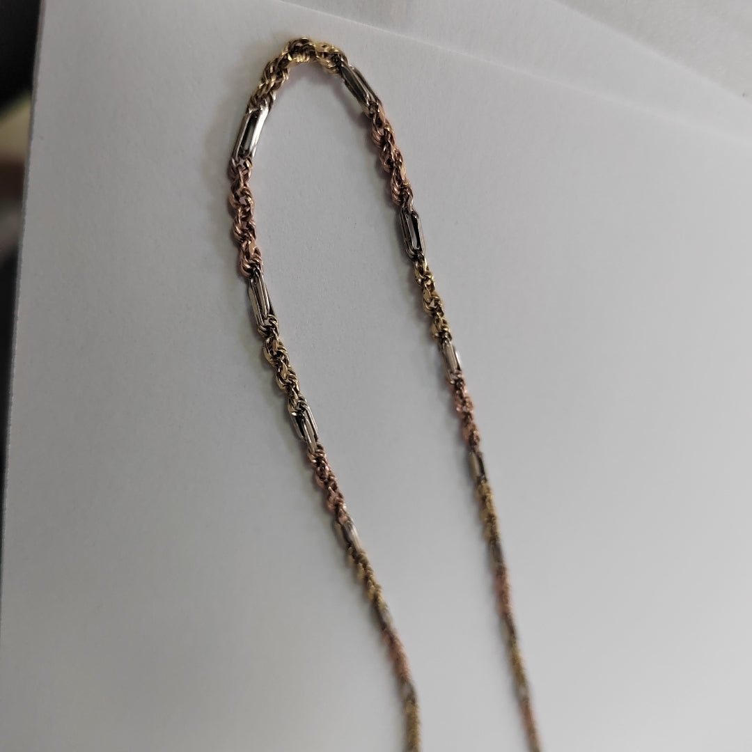 CADENA ORO 14 K 4.9 GRMS (SEMINUEVO)