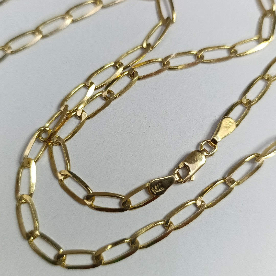 CADENA TEJIDO ESLABONES 10.9G 60 CM (NUEVO)