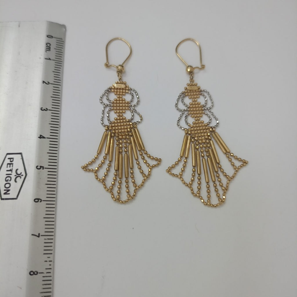 ARETES PAR ORO 14 K 4 GRMS (SEMINUEVO)