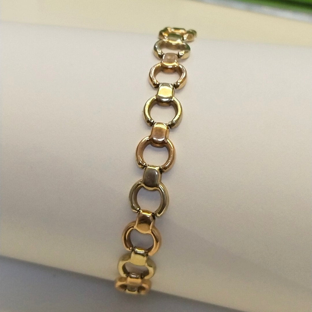 PULSERA ORO, ORO COMBINADO 14 K 6 GRMS (SEMINUEVO)