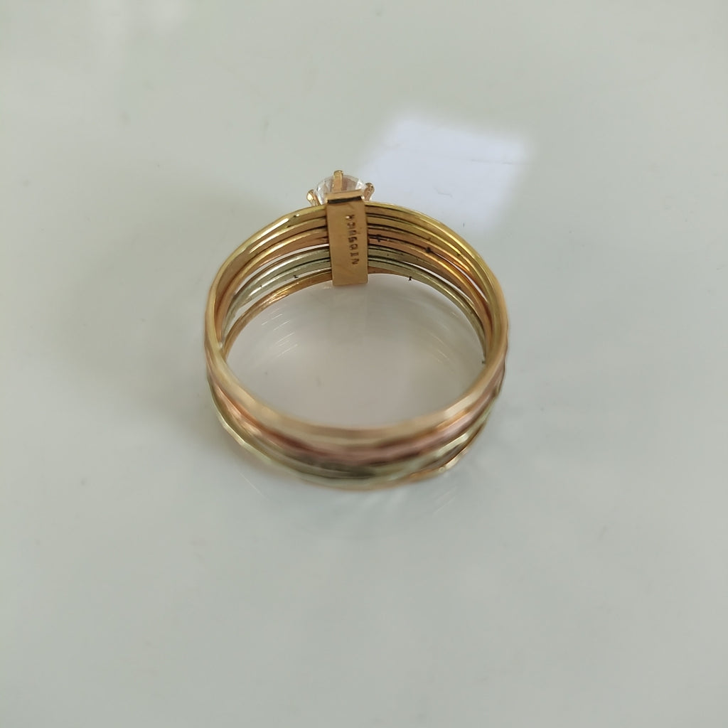 SEMANARIO DE ARGOLLAS ORO 10 K 3,40 GRMS (SEMINUEVO)
