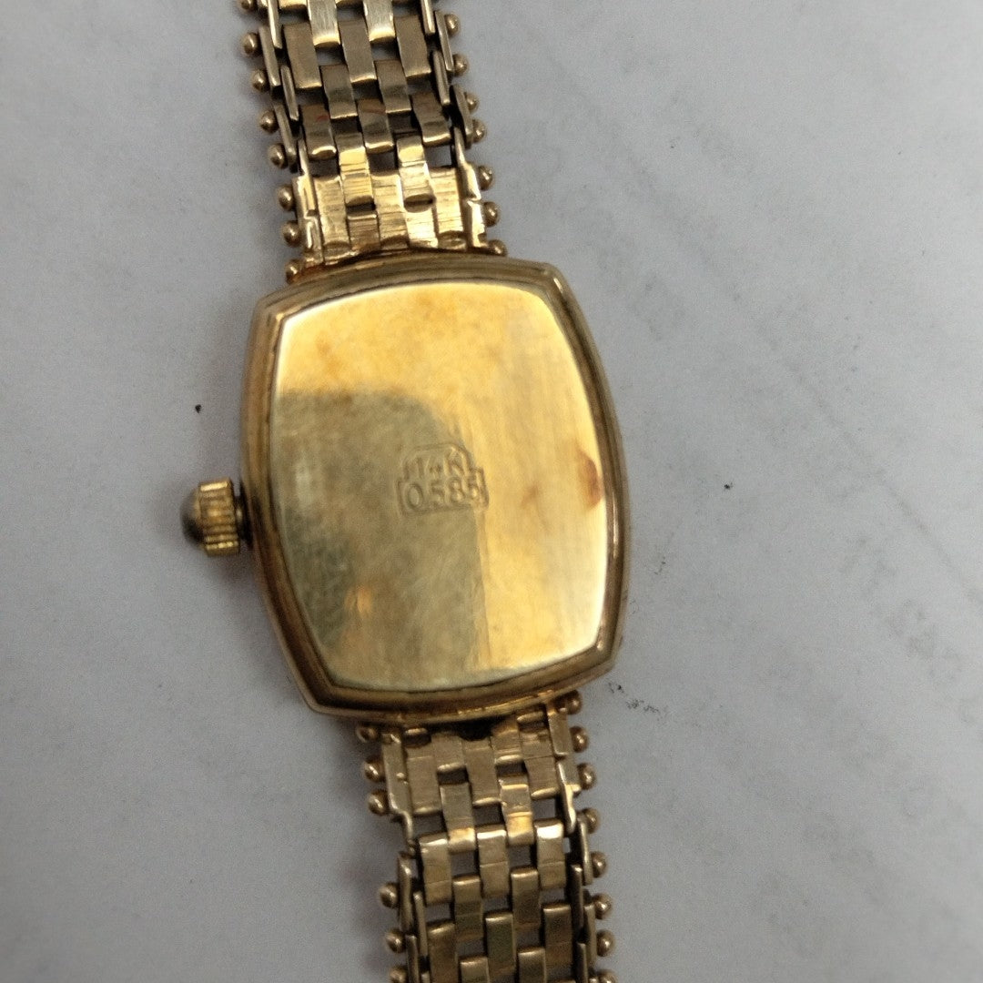 RELOJ CAJA Y PULSO ORO ORO 14 K 21,50 GRMS (SEMINUEVO)