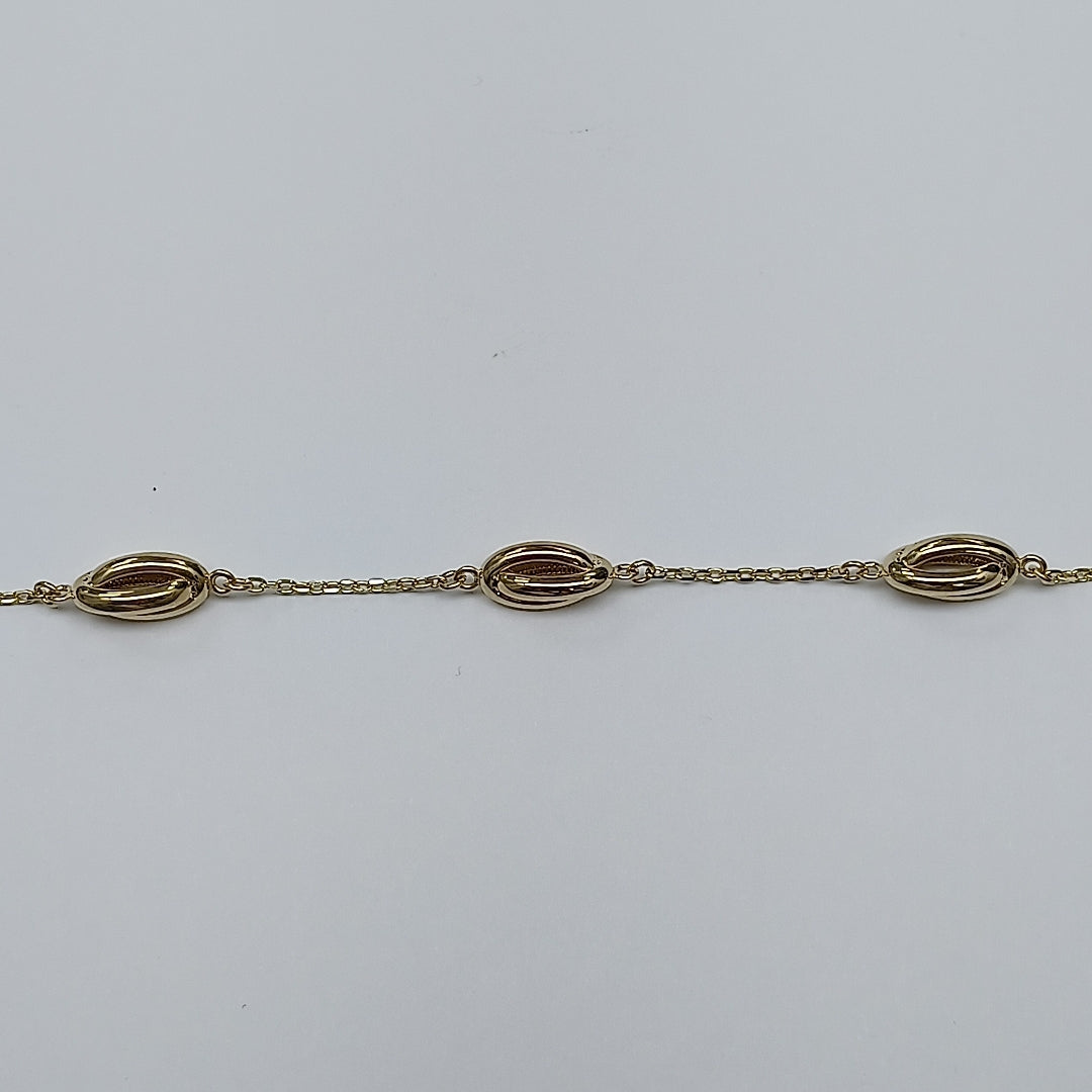 PULSERAS DAMA ORO 14K 3 (NUEVO)