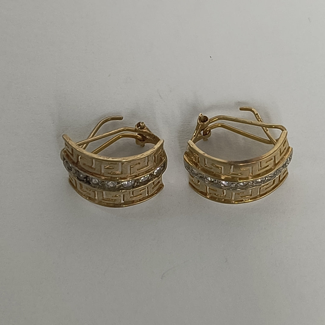 ARETES PAR ORO 10 K 3,80 GRMS (SEMINUEVO)