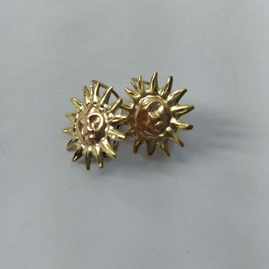 ARETES PAR ORO 14 K 3,10 GRMS (SEMINUEVO)