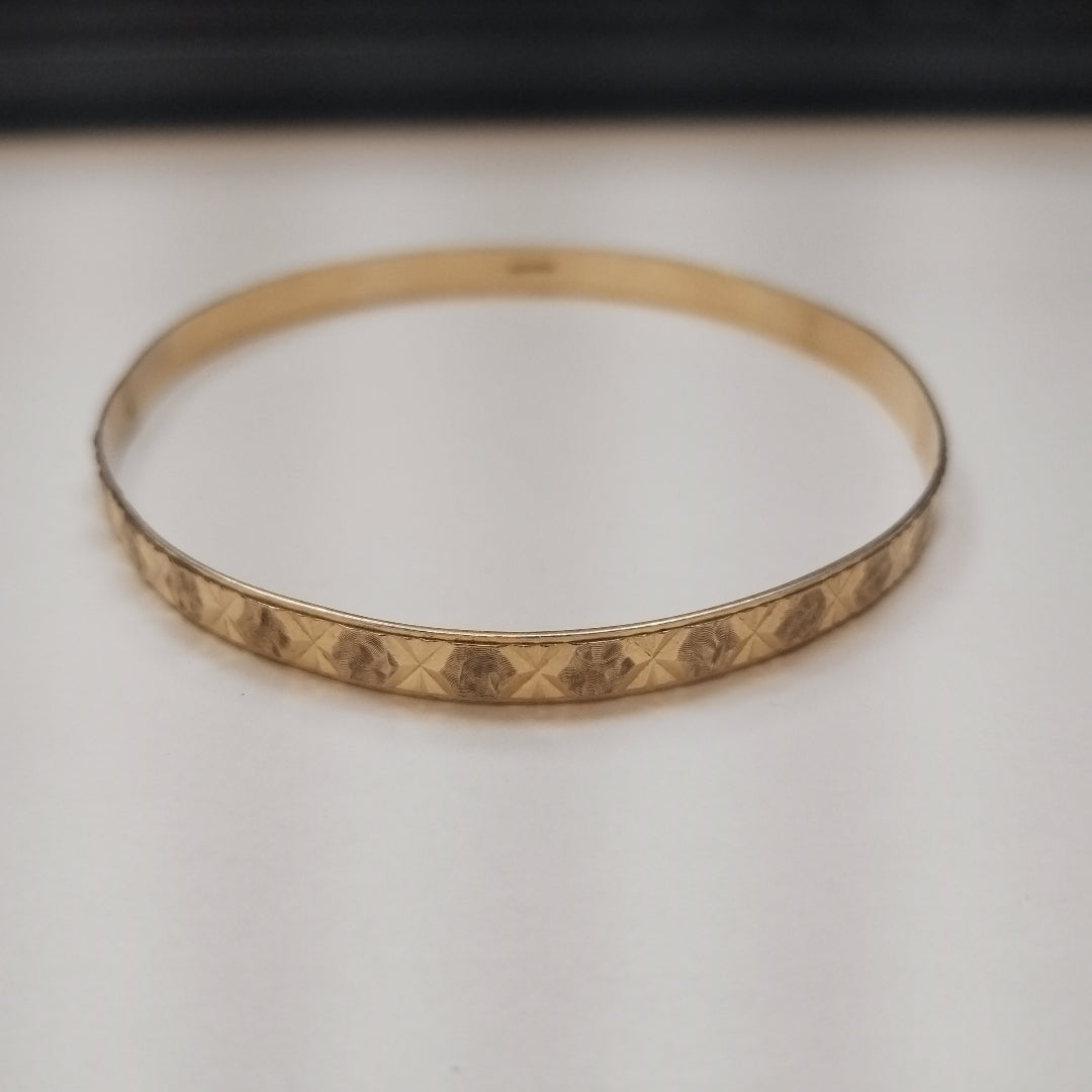 PULSERA RIGIDA ORO 14 K 8.1 GRMS (SEMINUEVO)