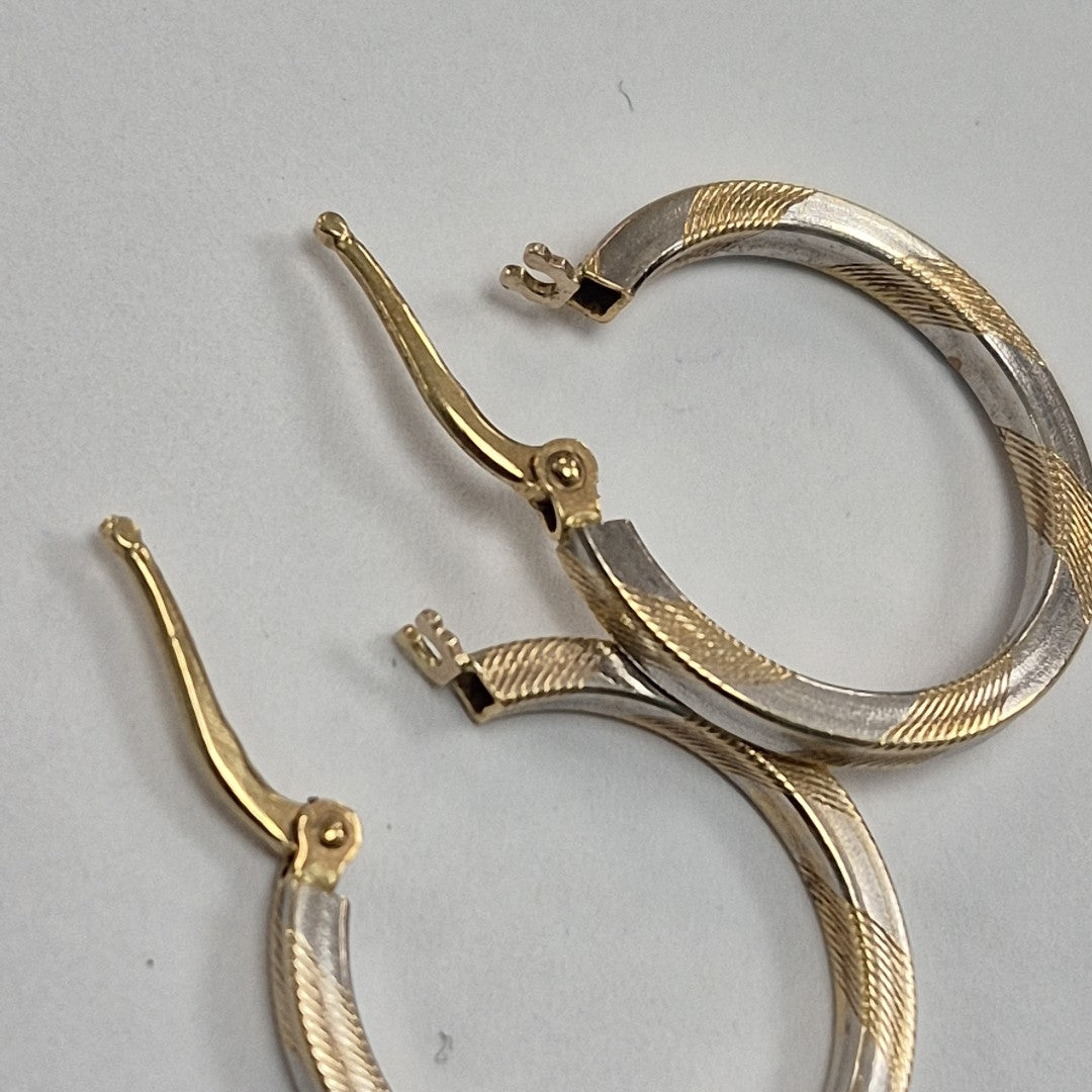 ARRACADAS PAR ORO 14 K 2.7 GRMS (SEMINUEVO)