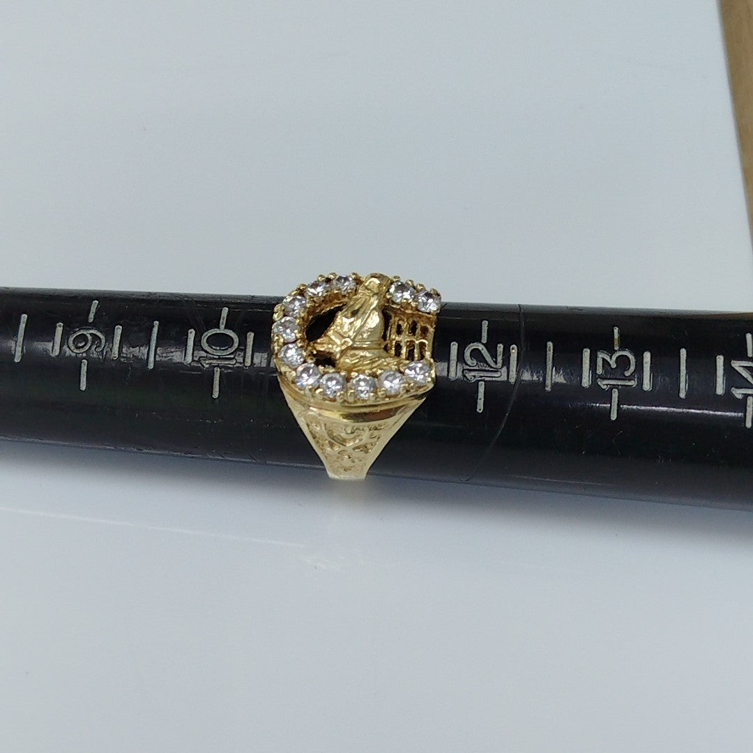ANILLO ORO 14 K 9 GRMS (SEMINUEVO)