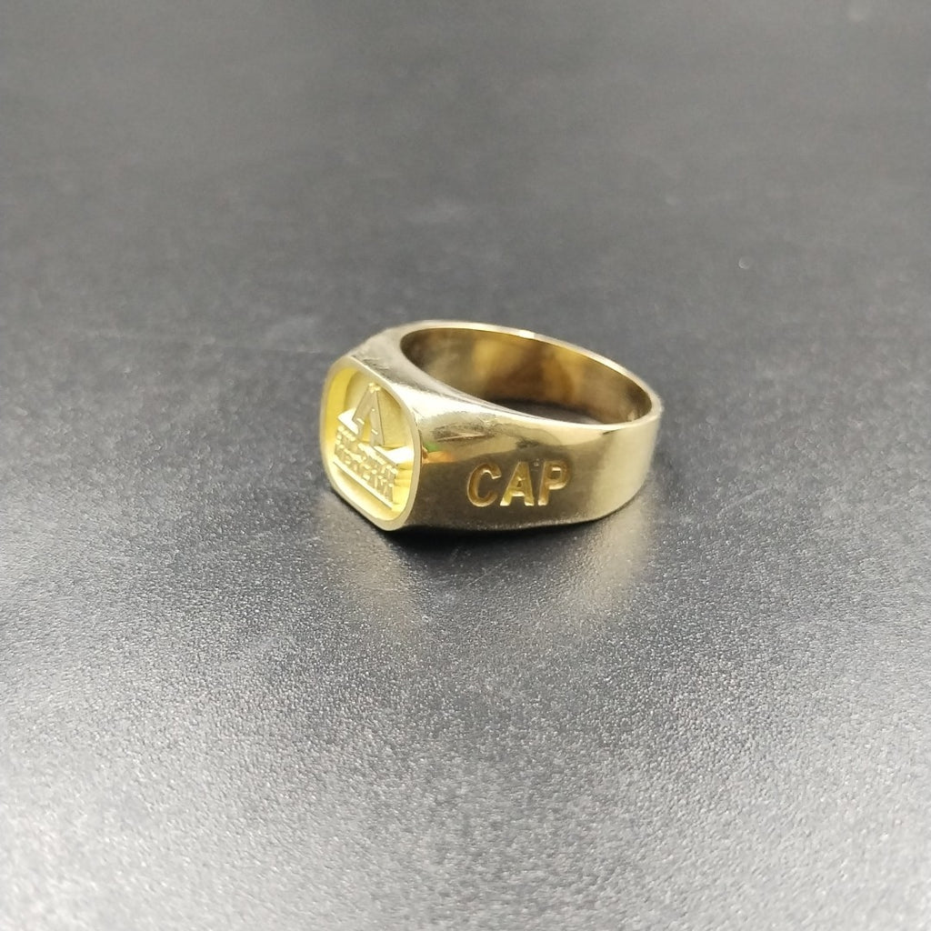 ANILLO CONMEMORATIVO ORO 10 K 12,00 GRMS (SEMINUEVO)