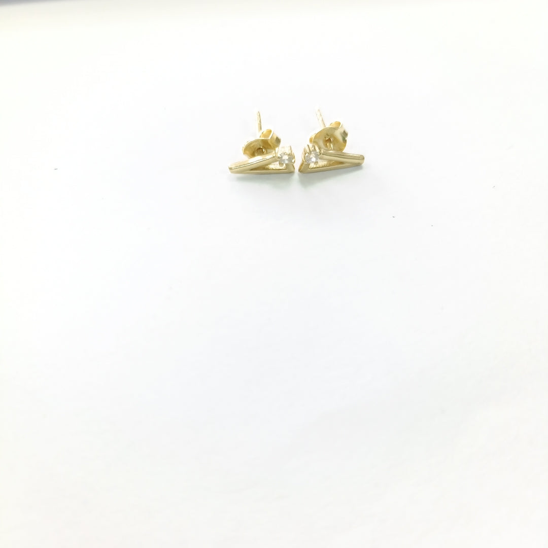 BROQUELES PAR ORO 14 K 1 GRMS (SEMINUEVO)