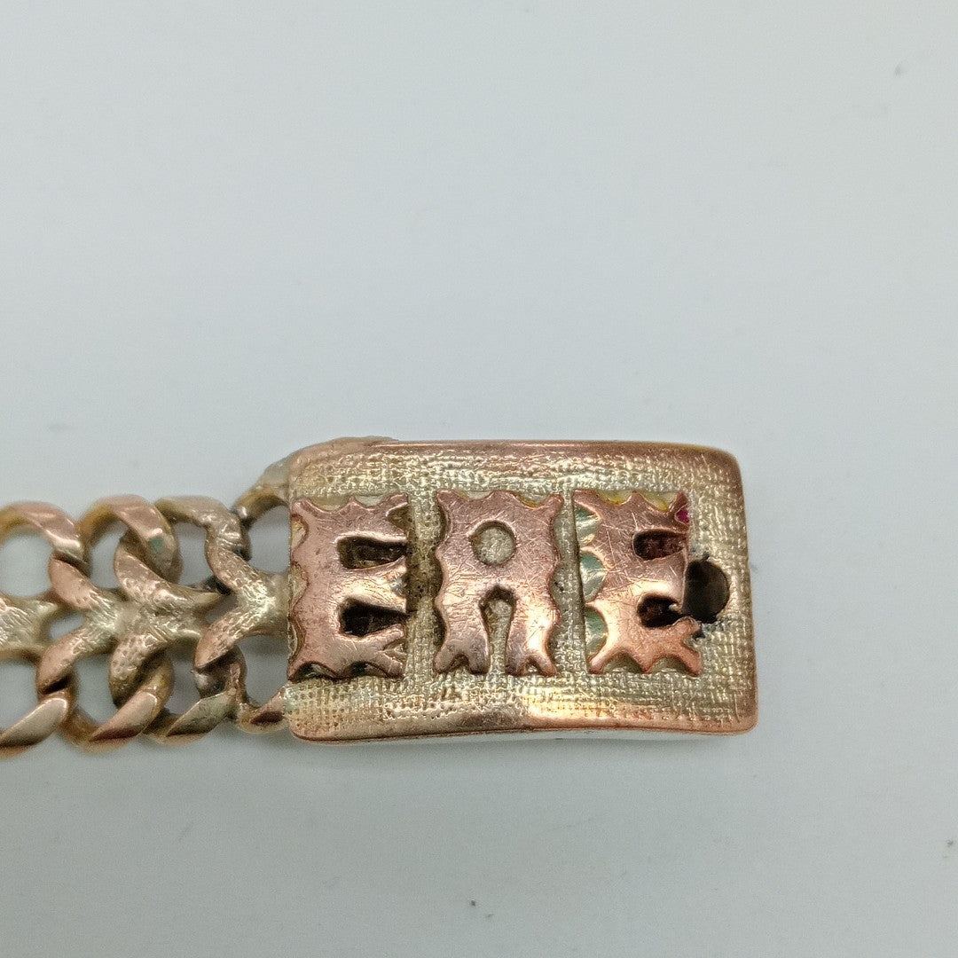 RELOJ CAJA ACERO PULSO ORO ORO 8 K 31,40 GRMS (SEMINUEVO)