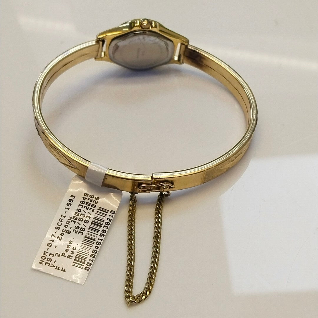 RELOJ CAJA ACERO PULSO ORO ORO 10 K 20.4 GRMS (SEMINUEVO)