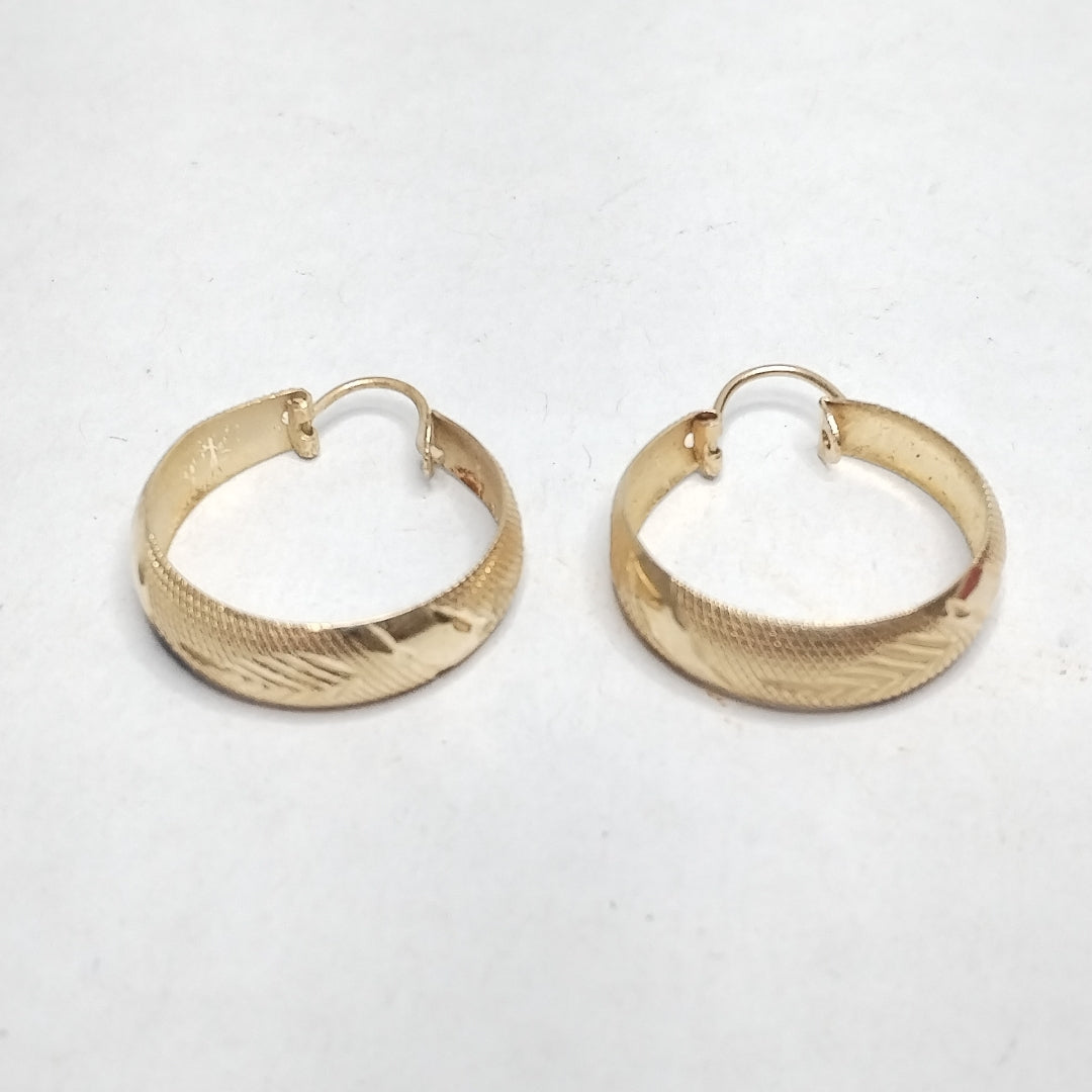 ARRACADAS PAR ORO 14 K 2,80 GRMS (SEMINUEVO)