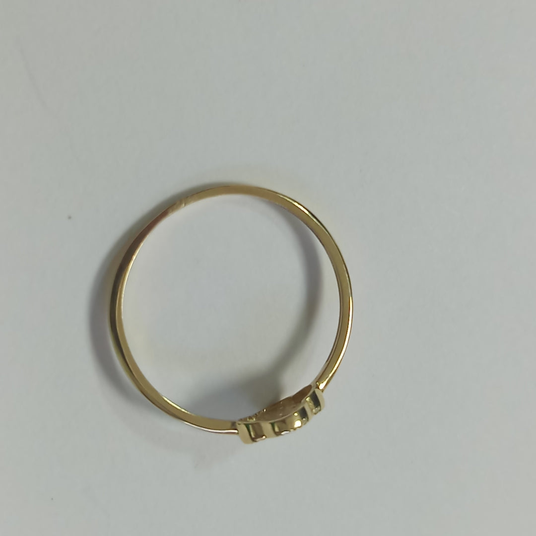 ANILLOS DAMA ORO 14K 0.8 (NUEVO)