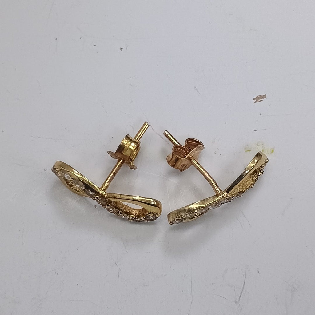 ARETES PAR ORO 14 K 1.4 GRMS (SEMINUEVO)