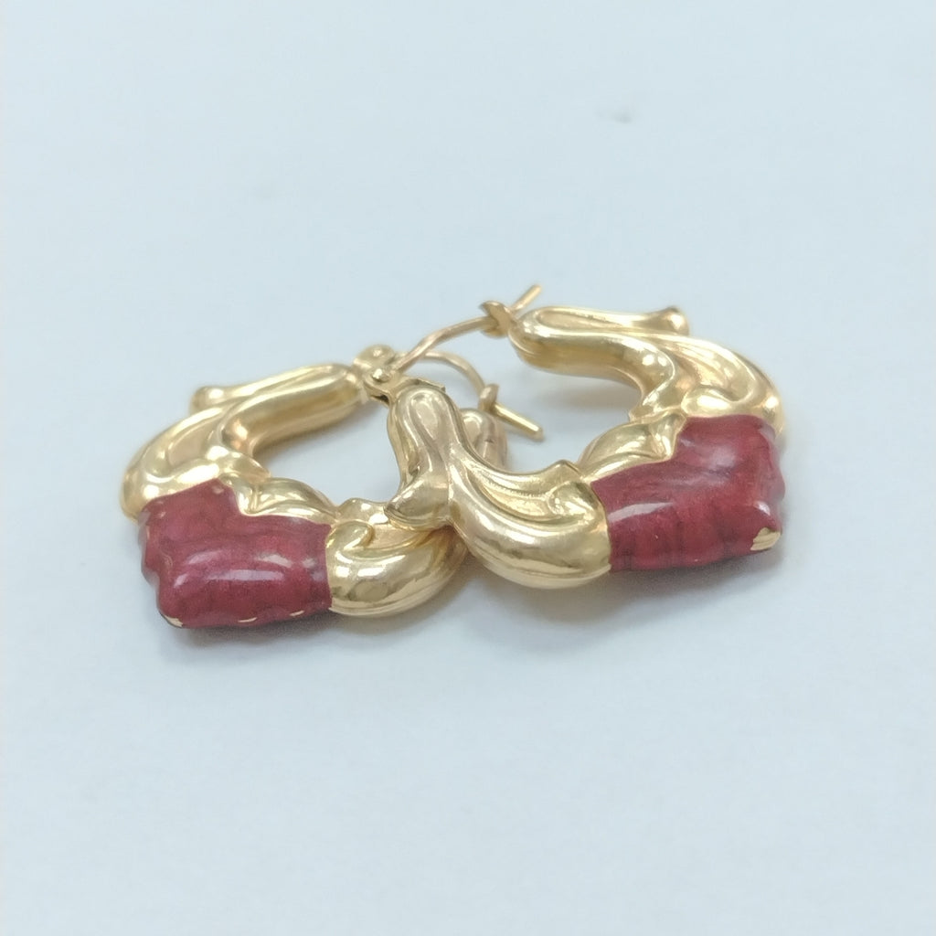 ARRACADAS PAR ORO 14 K 4,80 GRMS (SEMINUEVO)