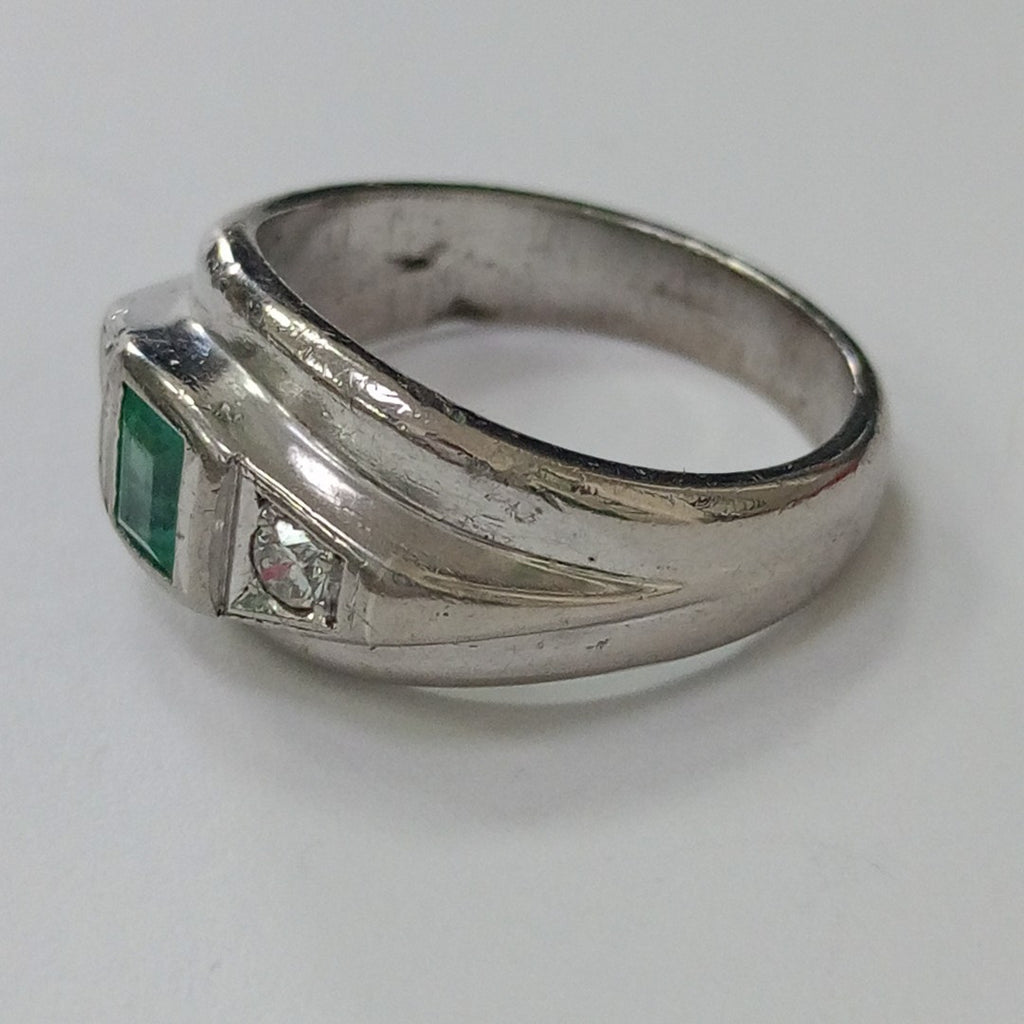 ANILLO ORO BLANCO 14 K 10.4 GRMS (SEMINUEVO)