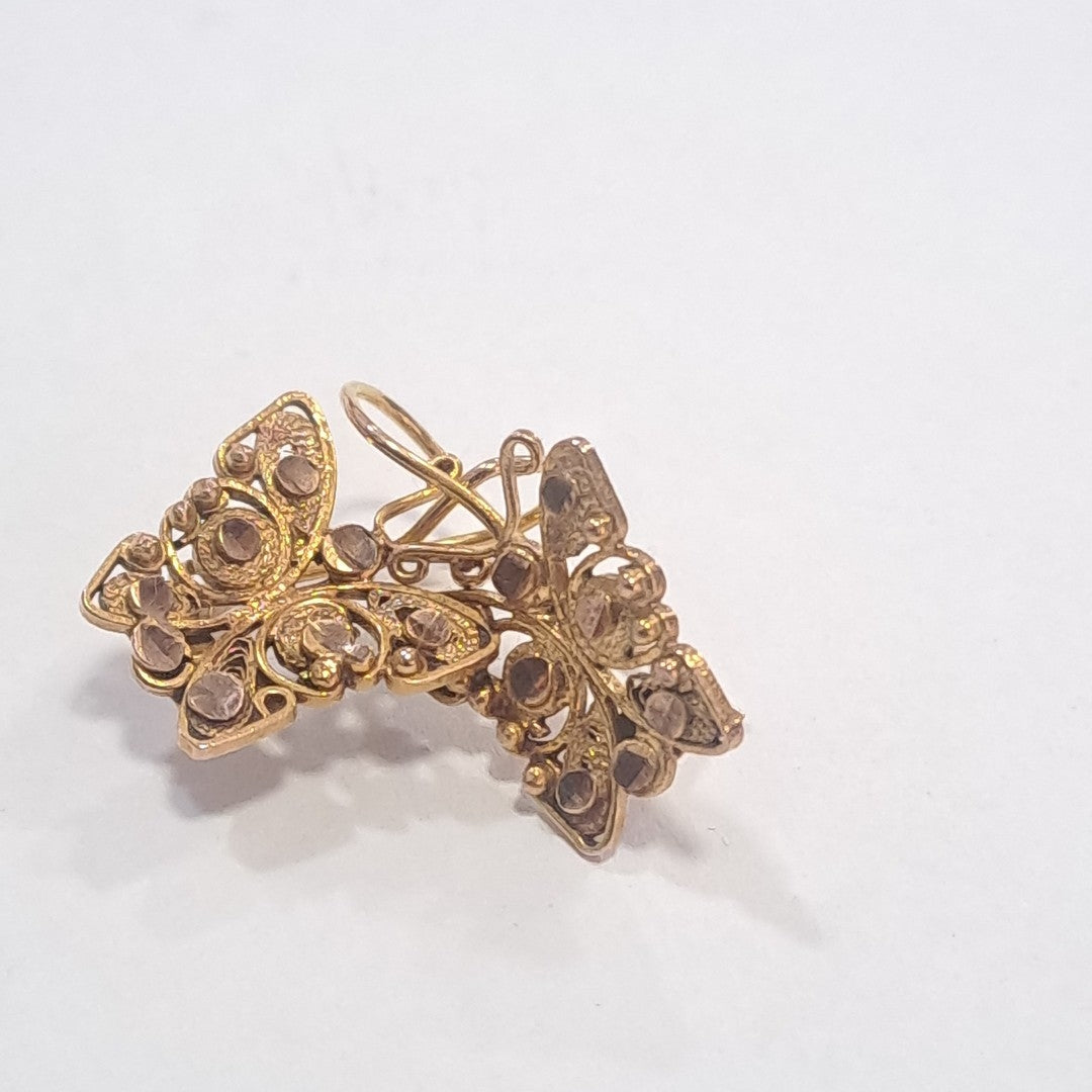 ARETES PAR ORO 8 K 2.2 GRMS (SEMINUEVO)