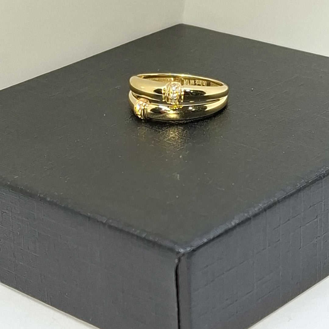 ANILLOS DAMA ORO 14K 2 (NUEVO)