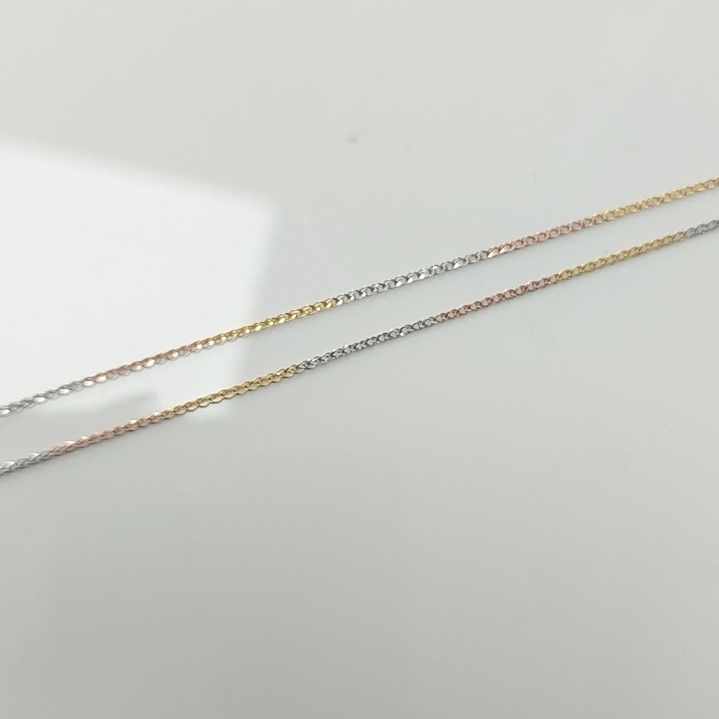 CADENA ORO COMBINADO 14 K 1,00 GRMS (SEMINUEVO)