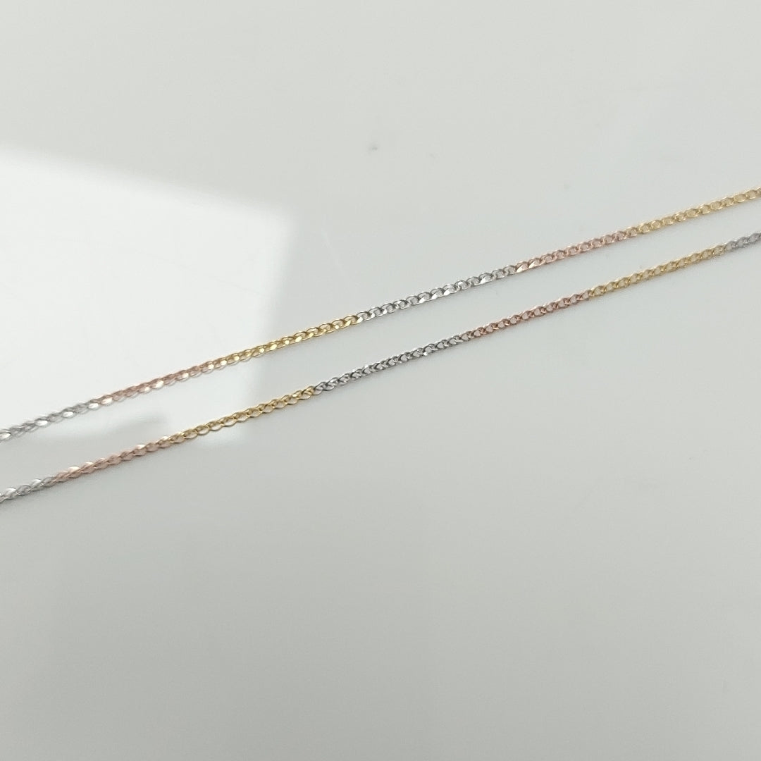 CADENA ORO COMBINADO 14 K 1,00 GRMS (SEMINUEVO)