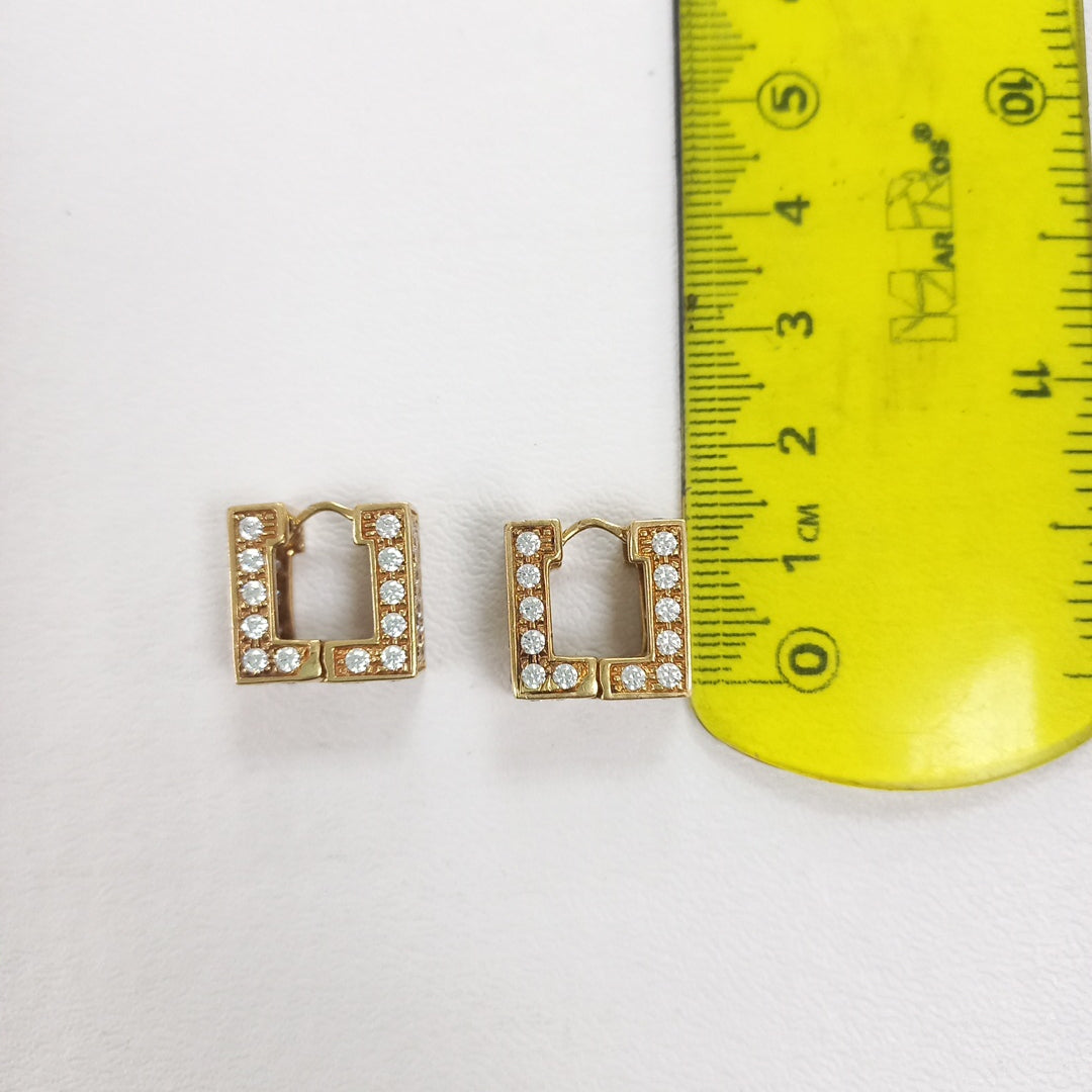 ARETES PAR ORO 14 K 11.7 GRMS (SEMINUEVO)