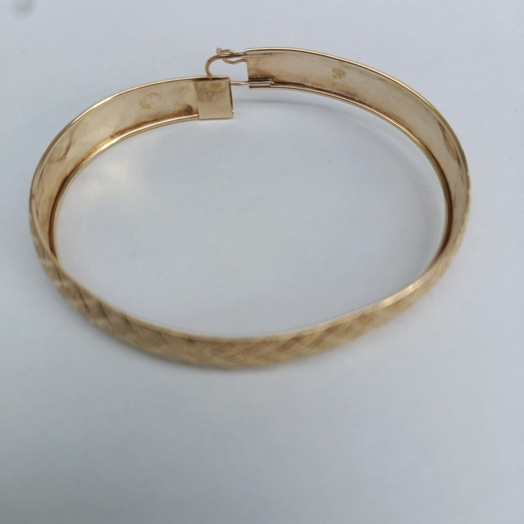 PULSERA RIGIDA ORO 14 K 7,50 GRMS (SEMINUEVO)