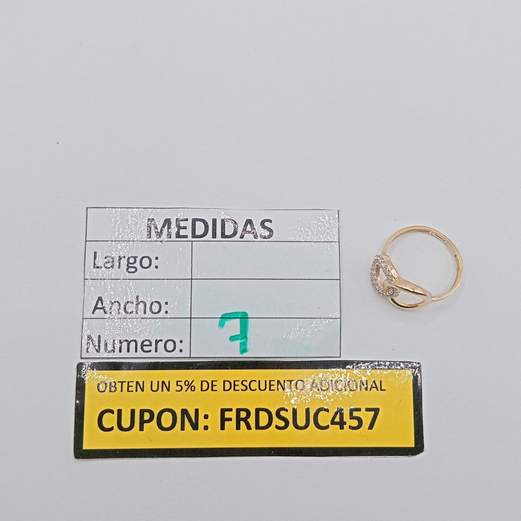 ANILLOS DAMA ORO 14K 2 (NUEVO)