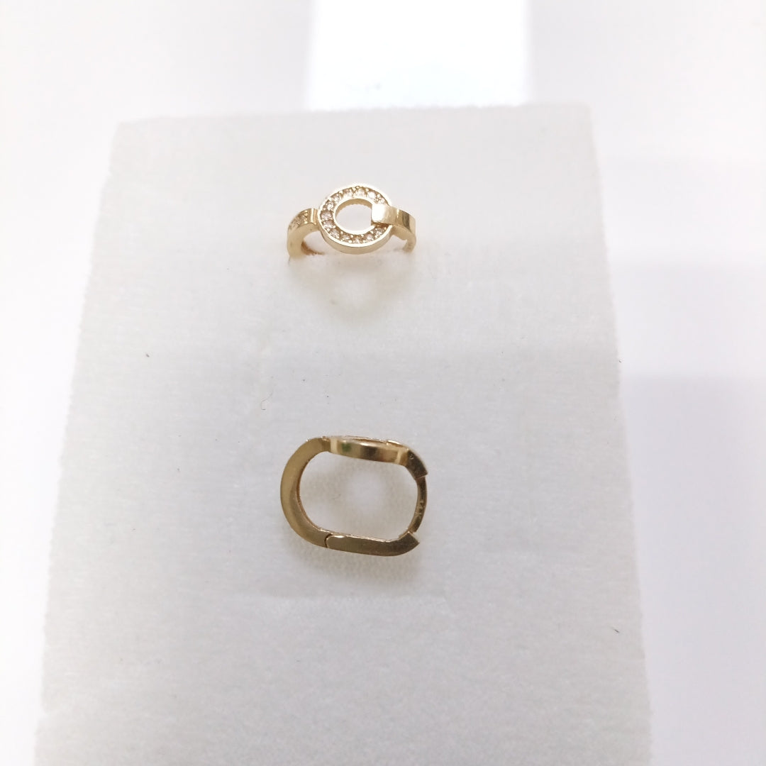 ARRACADAS PAR ORO 14 K 2.5 GRMS (SEMINUEVO)