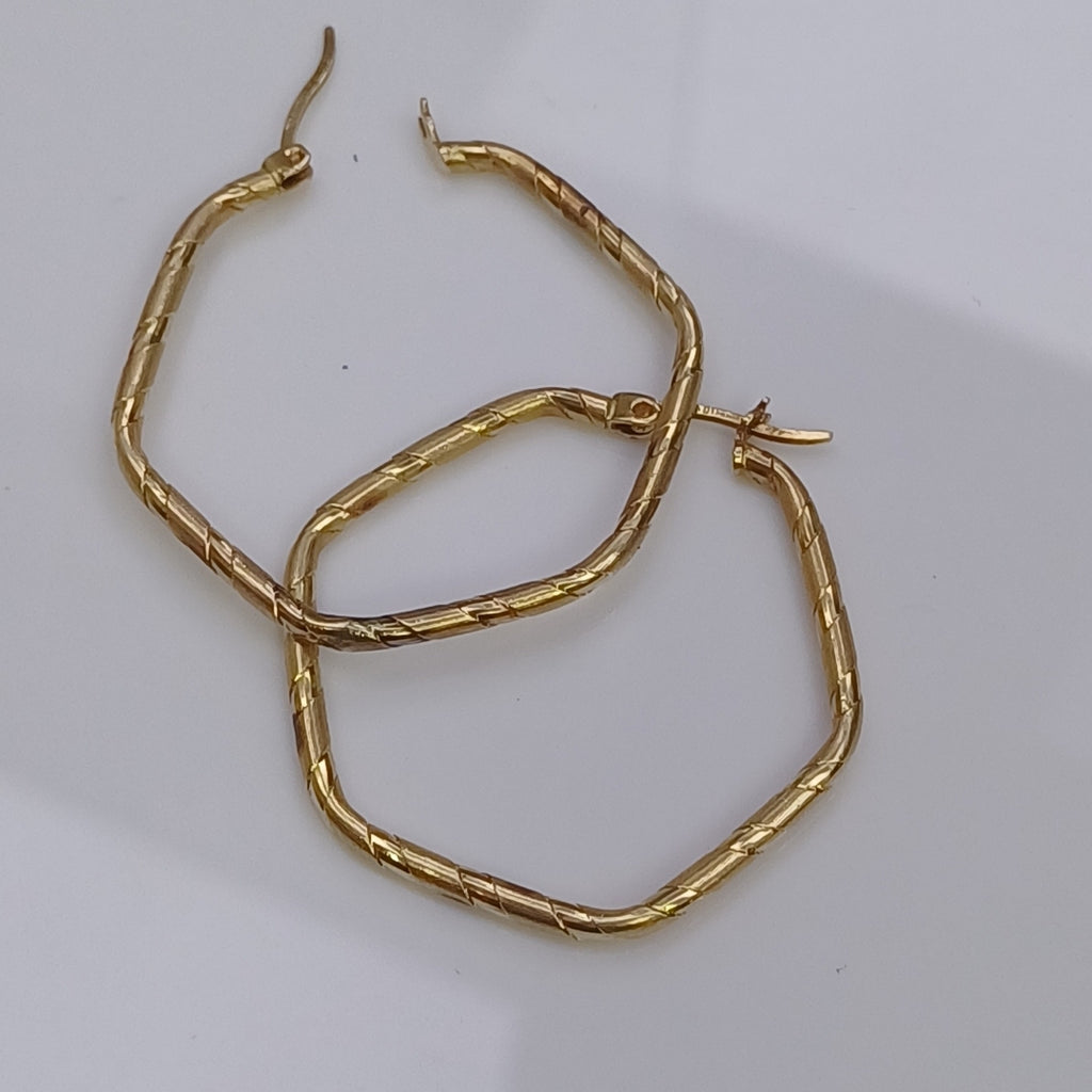 ARRACADAS PAR ORO 14 K 3,20 GRMS (SEMINUEVO)