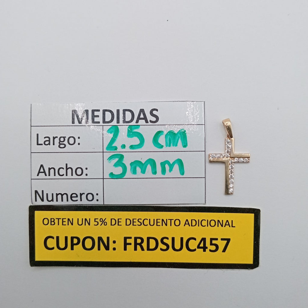 CRUCES ORO 14K 1.2 (NUEVO)