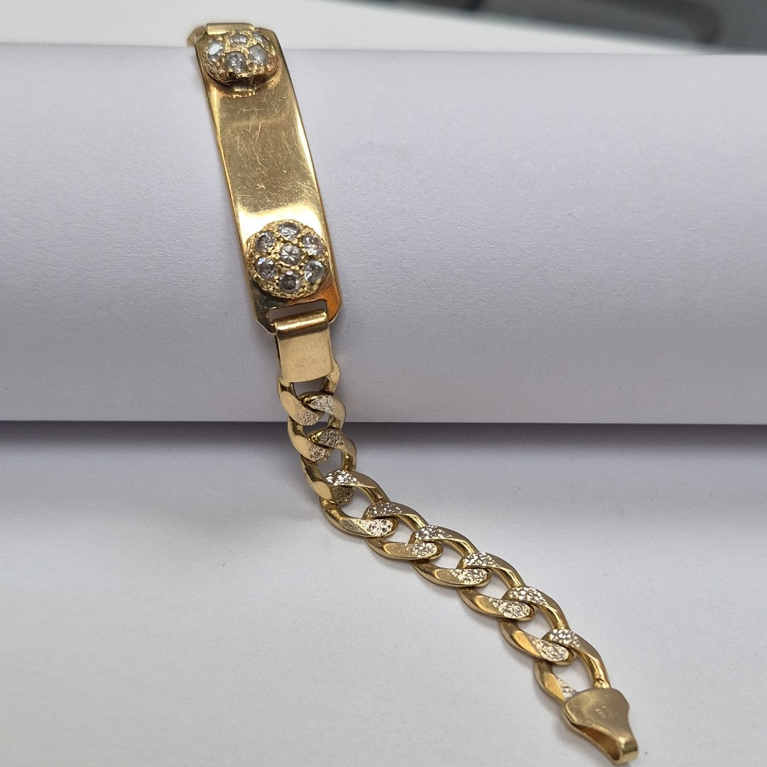ESCLAVA ORO 14 K 18.8 GRMS (SEMINUEVO)