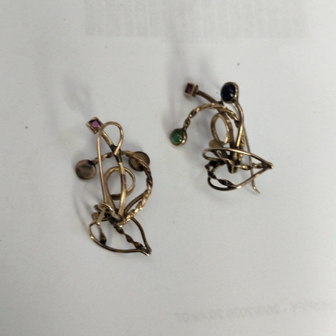 ARETES PAR ORO 8 K 5,10 GRMS (SEMINUEVO)