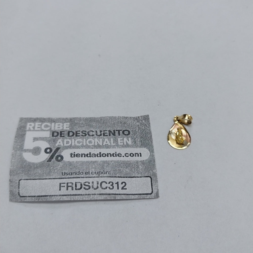 MEDALLA PERSONAL ORO 10 K 0.6 GRMS (SEMINUEVO)
